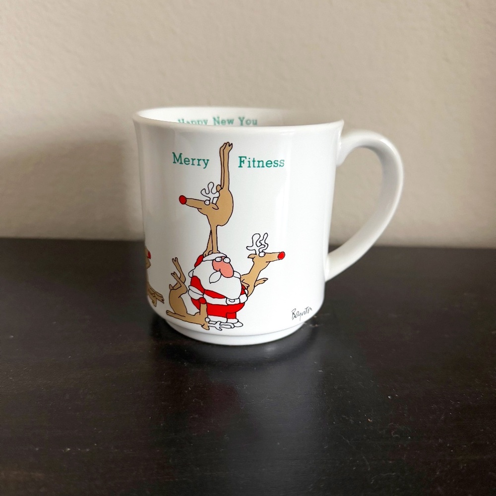 Merry Fitness And a Happy New You Mug by Sandra Boynton